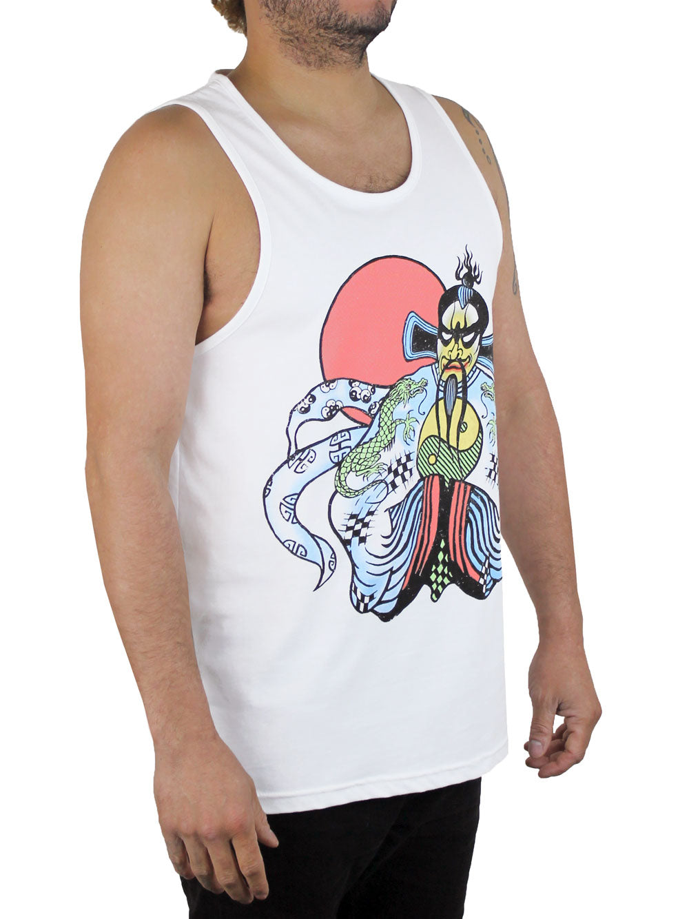 Fu Manchu Shirt Tank Top or T Shirt